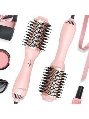 One-Step Hot Air Brush for Smooth Blowout & Volume - Hair Dryer Styling Tool